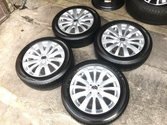 ขายล้อแม็กพร้อมยางป้ายแดงปี17 ซูซูกิ สวิฟ ขอบ16