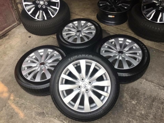 ขายล้อแม็กพร้อมยางป้ายแดงปี17 ซูซูกิ สวิฟ ขอบ16