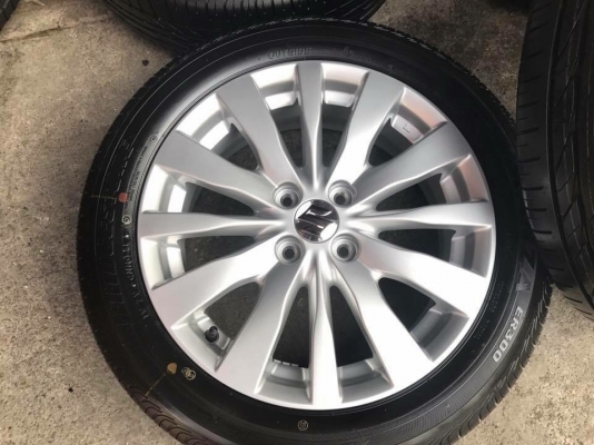 ขายล้อแม็กพร้อมยางป้ายแดงปี17 ซูซูกิ สวิฟ ขอบ16