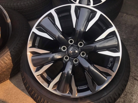 ล้อแม็กใหม่พร้อมยาง ขอบ18 Nissan Navara NP300 Sportech