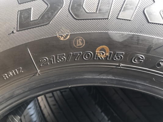 ยางใหม่ป้ายแดง 215-70-15 Bridgestone Duravis