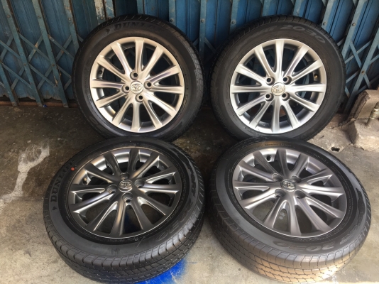 ขาย แม็ก Toyota Vios รุ่น12ก้าน รมดำ พร้อมยาง 185-60-15