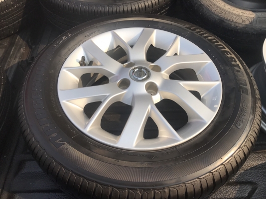 แม็กป้ายแดง Nissan Almera MC ขอบ15 พร้อมยาง 185-65-15