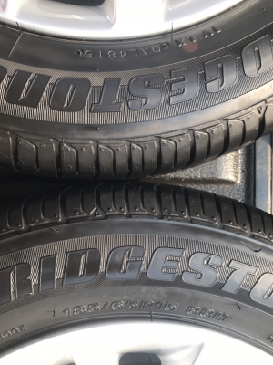 แม็กป้ายแดง Nissan Almera MC ขอบ15 พร้อมยาง 185-65-15