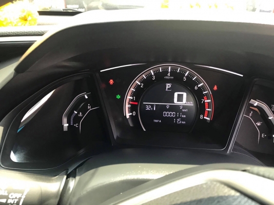 ล้อแม็กพร้อมยางป้ายแดง Civic FC ขอบ16