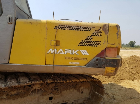 ขายรถแบคโฮ KOBELCO SK200-/// เอกสารอินวอย ระบบไฟไม่เต็ม ซีเรียลสูงเก๋งเทา ราคา 550000