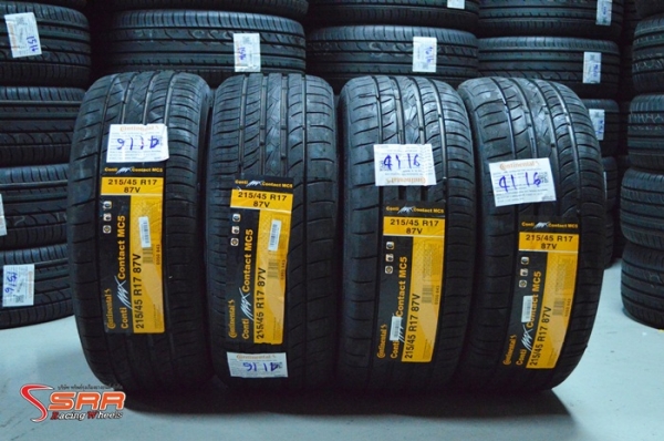 CONTINENTAL MC5 215/45R17 เส้นละ 2,500 บาท