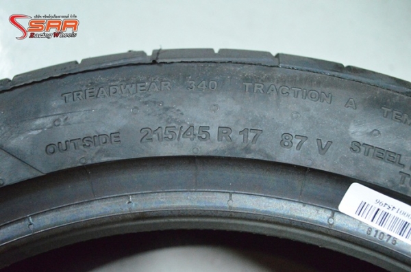 CONTINENTAL MC5 215/45R17 เส้นละ 2,500 บาท CONTINENTAL MC5 215/45R17 เส้นละ 2,500 บาท