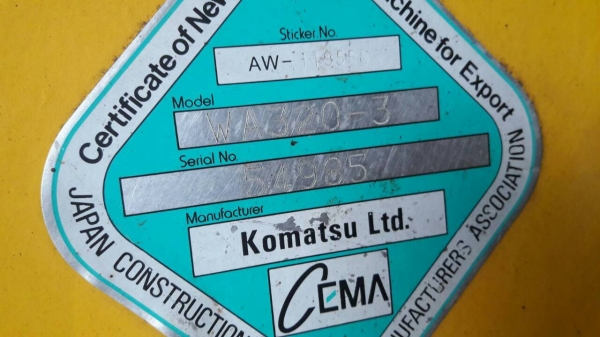 ขายค่ะ!!!รถตัก Komatsu wa320-3 เดิมๆ ตามรุ่น พร้อมใช้งาน เอกสารเล่มทะเบียน