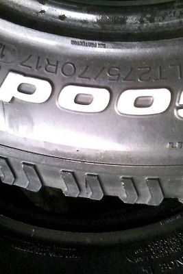 275/70R17 BF GOODRICH AII Terrain MADE IN USA ชุด 4 เส้น โทร.063-286-3551,081-427-3941 275/70R17 BF GOODRICH AII Terrain MADE IN USA ชุด 4 เส้น โทร.063-286-3551,081-427-3941