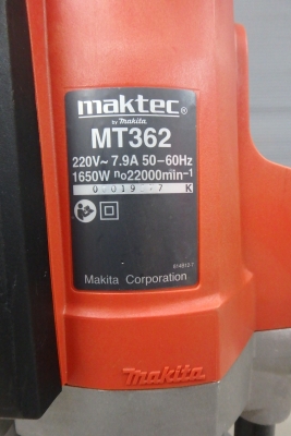 ราวเตอร์ เครื่องฉลุลายไม้ Maktec รุ่น MT362 ใหม่ล่าสุด สภาพใหม่ ราวเตอร์ เครื่องฉลุลายไม้ Maktec รุ่น MT362 ใหม่ล่าสุด สภาพใหม่