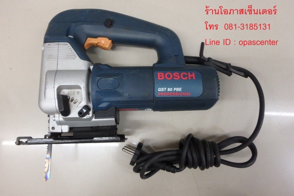 ลดราคา*จิ๊กซอว์ เลื่อยฉลุไฟฟ้า Jig Saw BOSCH GST 80 PBE (580W.) สภาพใหม่ มีกล่อง พร้อมใช้งาน ลดราคา*จิ๊กซอว์ เลื่อยฉลุไฟฟ้า Jig Saw BOSCH GST 80 PBE (580W.) สภาพใหม่ มีกล่อง พร้อมใช้งาน