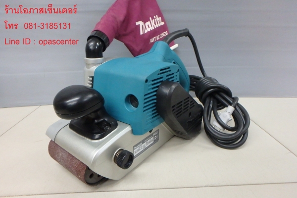 เครื่องขัดกระดาษทรายสายพาน 4 นิ้ว 9403 MAKITA ญี่ปุ่น ของแท้ สภาพใหม่มาก เครื่องขัดกระดาษทรายสายพาน 4 นิ้ว 9403 MAKITA ญี่ปุ่น ของแท้ สภาพใหม่มาก