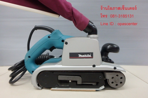 เครื่องขัดกระดาษทรายสายพาน 4 นิ้ว 9403 MAKITA ญี่ปุ่น ของแท้ สภาพใหม่มาก เครื่องขัดกระดาษทรายสายพาน 4 นิ้ว 9403 MAKITA ญี่ปุ่น ของแท้ สภาพใหม่มาก