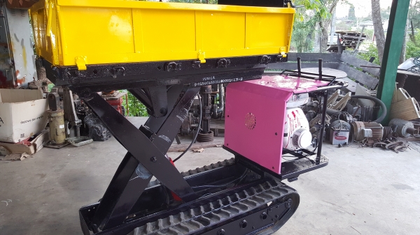 ยกดั้ม 2 ระบบ 7 แรง 4 จังหวะ บรรทุก ได้ 650 กิโล พร้อมใช้งาน