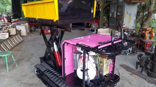 ยกดั้ม 2 ระบบ 7 แรง 4 จังหวะ บรรทุก ได้ 650 กิโล พร้อมใช้งาน