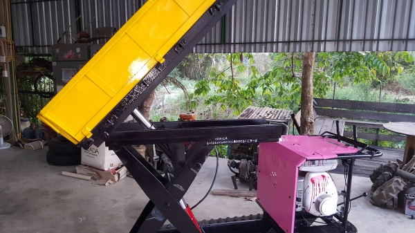 ยกดั้ม 2 ระบบ 7 แรง 4 จังหวะ บรรทุก ได้ 650 กิโล พร้อมใช้งาน