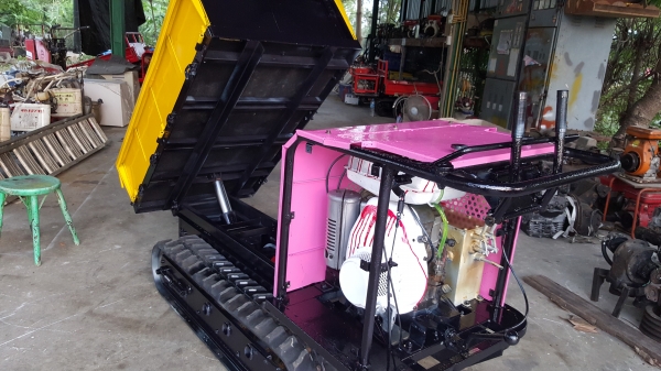 ยกดั้ม 2 ระบบ 7 แรง 4 จังหวะ บรรทุก ได้ 650 กิโล พร้อมใช้งาน