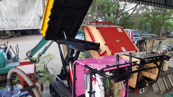 ยกดั้ม 2 ระบบ 7 แรง 4 จังหวะ บรรทุก ได้ 650 กิโล พร้อมใช้งาน