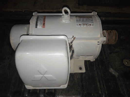 -ขายมอเตอร์3HP Mitsubishi Sigle Phase 4 POLE.