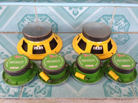 ขายตามรายการ 1..แอมป์4ch eagle ขาย 950 บาท 2..กลาง6.5&quot;+แหลม ขาย 950 บาท 3..ปรี5แบน J fast ขาย 950 บาท 4..ปรี7แบน เลฟเว่น ขาย 1450 บาท มือสองใช้งานปกติทุกชิ้นสนใจ0892425454 อยู่สระบุรี