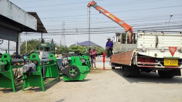 ** SOLD ** เครื่องม้วนเหล็กแผ่นประกอบใหม่ 5 ฟุต เพลาตัน ม้วนหนา 6 มิล ไฟ 380V มาเทสก่อนได้