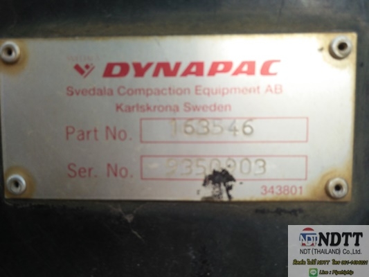 ขายรถบด 12ตัน DYNAPAC CC522 #62910655 5xxxชม. ปี1999 นำเข้าญี่ปุ่น ไม่เคยใช้งานในไทย 061-419-4021 ไปป์