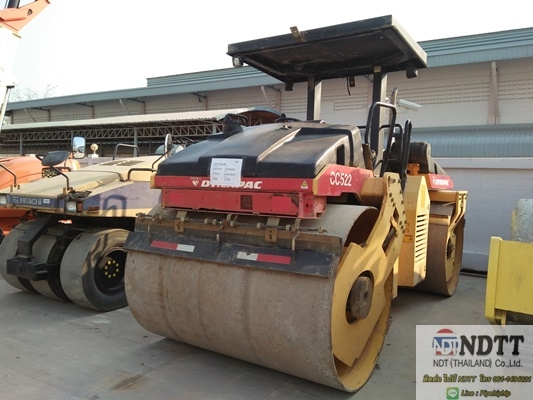 ขายรถบด 12ตัน DYNAPAC CC522 #62910655 5xxxชม. ปี1999 นำเข้าญี่ปุ่น ไม่เคยใช้งานในไทย 061-419-4021 ไปป์