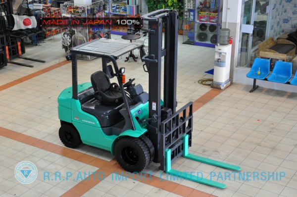 ขายรถโฟล์คลิฟท์มือสอง MITSUBISHI รุ่น FD25T-F18C-54064 นำเข้าจากประเทศญี่ปุ่น 100\%