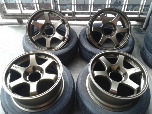 ทีอี37 ขอบ18นิ้ว6รู แถมยาง ชุดนี้ ราคา 8800 บาท