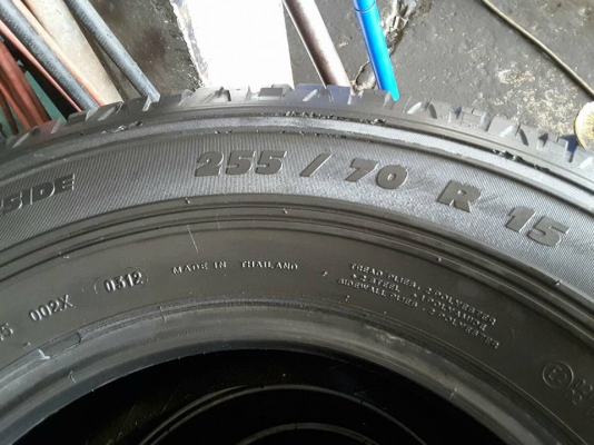 Michelin HT 255-70-15 ปี12 สภาพสวยๆ 1ชุด