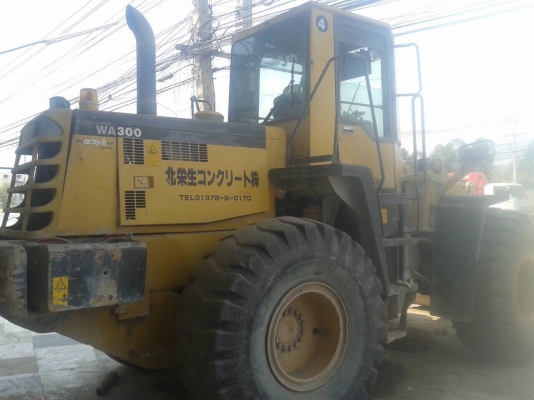 รถตักWA300-3 สภาพดีพร้อมใช้ มี2คัน เอกสารพร้อม