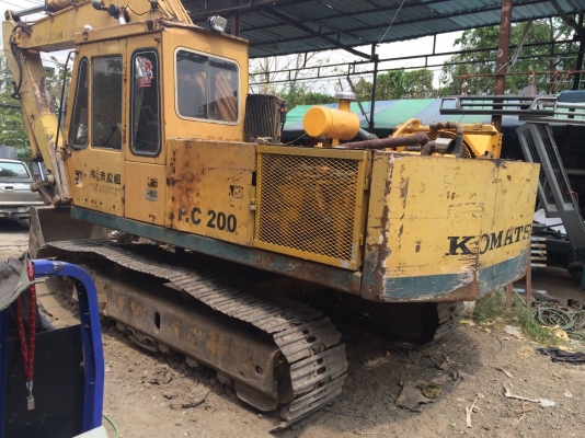 เก่าหน่อยแต่สวย(ดี)รถขุดPC200-2 หม้อน้ำใหญ่ สภาพดี