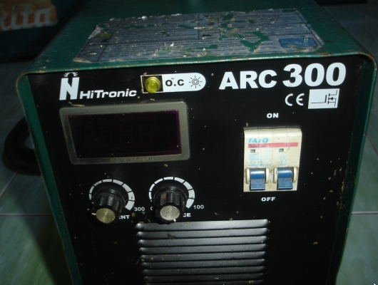 ขายเครื่องเชื่อมไฟฟ้า (เชื่อมธูป) ยี่ห้อ HITRONIC รุ่น ARC300 รุ่นงานหนัก