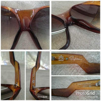 แว่นตาวินเทจ &#039;นอส&#039; อ็อพทิล  โมเดล &#039;ผีเสื้อสยายปีก&#039; ที่งดงามที่สุดในโลก  Vintage SAPHIRA handmade in Germany