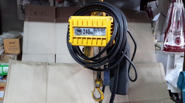 รอกโซ่ไฟฟ้า Black Bear กำลังยก 240kg ไฟ 220v