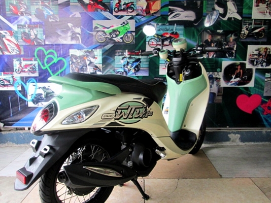 ( ผ่อนได้ ดาวน์ 3,900 ) Fino125 i สีเขียว รุ่นใหม่ล่าสุด เครื่องยนต์ 125 ซีๆ 33900