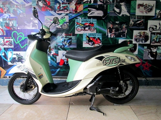 ( ผ่อนได้ ดาวน์ 3,900 ) Fino125 i สีเขียว รุ่นใหม่ล่าสุด เครื่องยนต์ 125 ซีๆ 33900