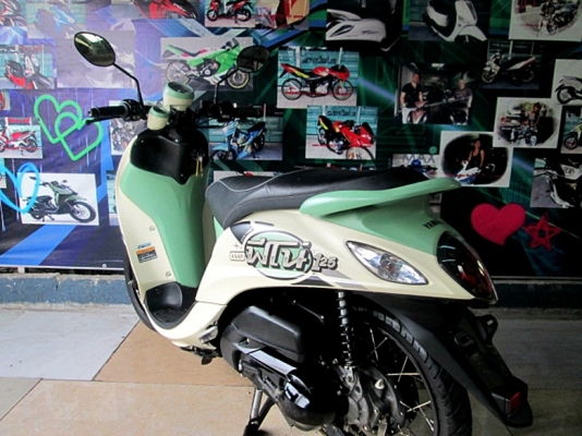 ( ผ่อนได้ ดาวน์ 3,900 ) Fino125 i สีเขียว รุ่นใหม่ล่าสุด เครื่องยนต์ 125 ซีๆ 33900