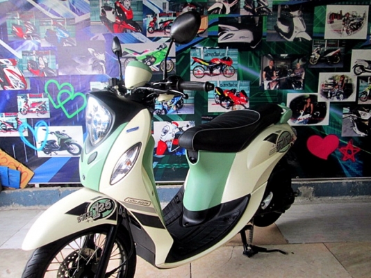 ( ผ่อนได้ ดาวน์ 3,900 ) Fino125 i สีเขียว รุ่นใหม่ล่าสุด เครื่องยนต์ 125 ซีๆ 33900