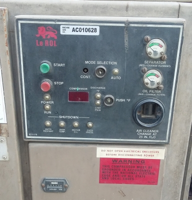 ปั๊มลมสกรู 30 แรง ยี่ห้อ Leroi