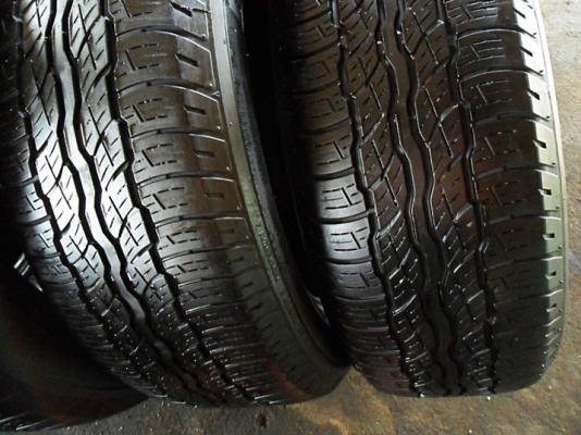 ยาง18 ลงพื้นปี16 บริดสโตน ญี่ปุ่น 235-55-18 ดอก7มิลไม่มีปะเลย