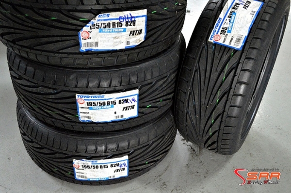 TOYO T1R 195/50R15 ปี16 ราคาพิเศษ TOYO T1R 195/50R15 ปี16 ราคาพิเศษ