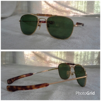 แว่นตาเสืออากาศฝรั่งเศส ยุค &#039;1980s  Original PERCY handmade in France