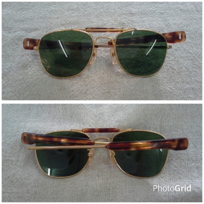 แว่นตาเสืออากาศฝรั่งเศส ยุค &#039;1980s  Original PERCY handmade in France