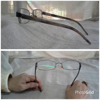 แว่นสายตายาวอเมริกันพันธุ์แท้!  ราคานักศึกษา!  Authentic  NINO 1881 NEW YORK handmade in USA  ค่าสายตา +175