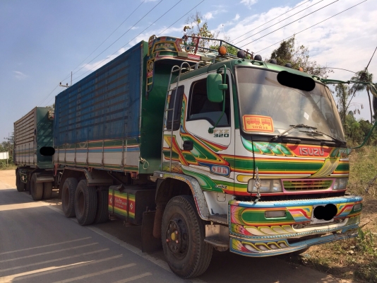 Isuzu deca เครื่อง 320 แรง ปี 49 เครื่องดำ เฟืองเร็ว กระบะดัมพ์มิเนียมอู่สหกิจ ลูก 2 เพลา พร้อมใช้งาน