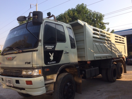 ขายสิบล้อดัมพ์ HINO 3M เครื่อง 240 แรง 2 เพลา ปี 39 กระบะดัมพ์สามมิตร ทะเบียนพร้อม