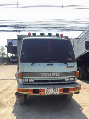 ขายรถพ่วงดัมพ์ Isuzu นางฟ้า 195R turbo inter ปี 39 ดัมพ์มิเนียม ลูก 3 เพลา ทะเบียนพร้อม