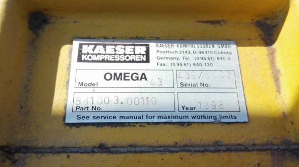รูทโบวเวอร์อัดอากาศเยอรมัน KEASER OMEGA 30 HP 380V พร้อมใช้งาน
